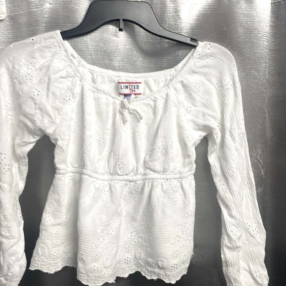 Little girls white blouse